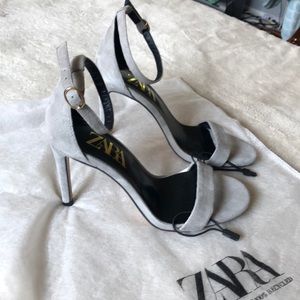 Zara ankle strap heels